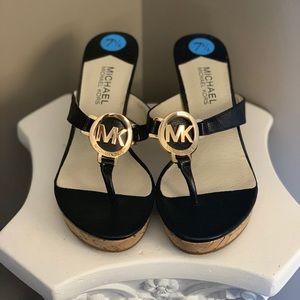Michael Kors Cork Wedge Sandals